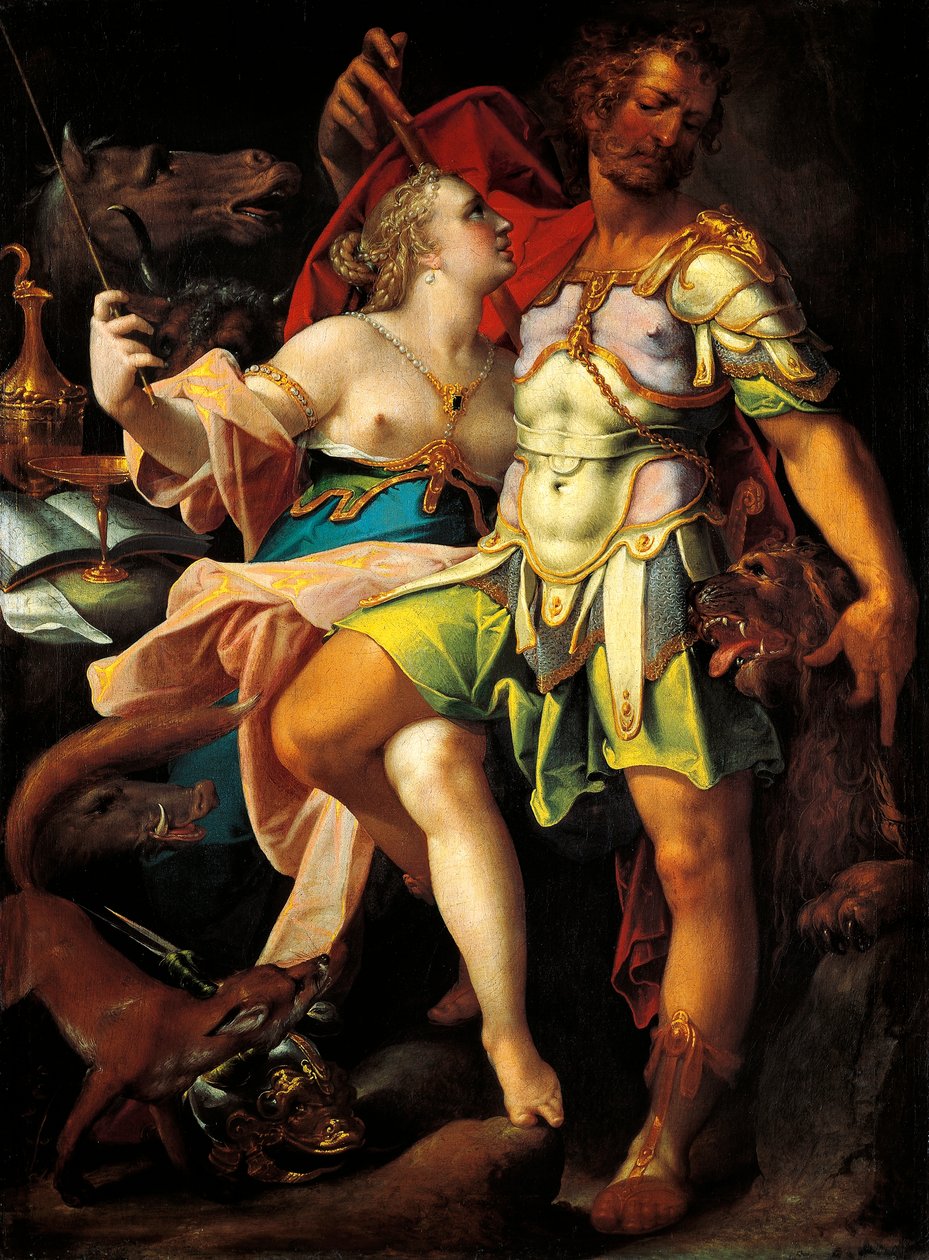 Odysseus and Circe by Bartholomaeus Spranger