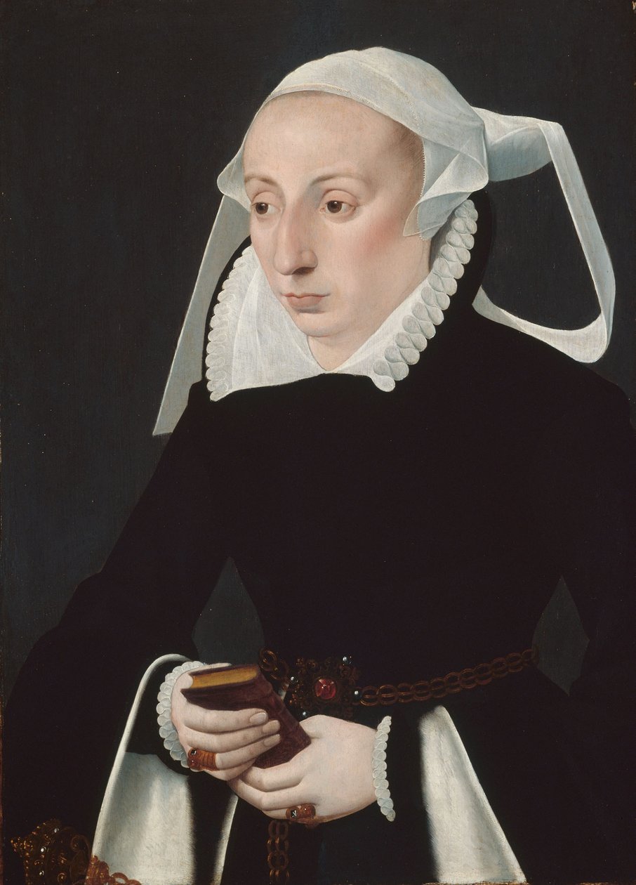 Portrait of a Woman with a Prayer Book by Bartholomaus the Younger Bruyn