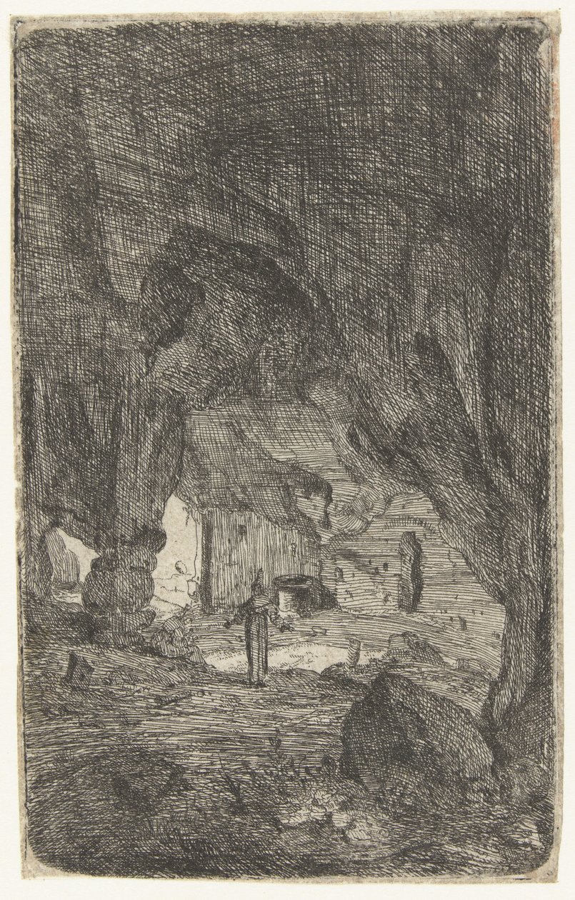 Interior of a Cave (series title: Roman Ruins) by Bartholomeus Breenbergh