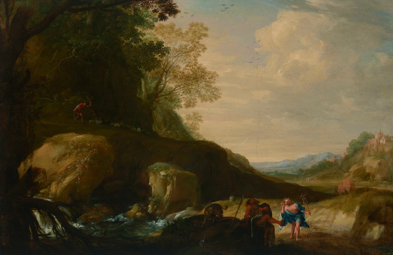 Landscape with Mercury, Argos and Io by Bartholomeus Breenbergh