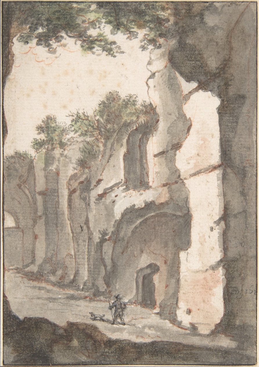 Roman View by Bartholomeus Breenbergh