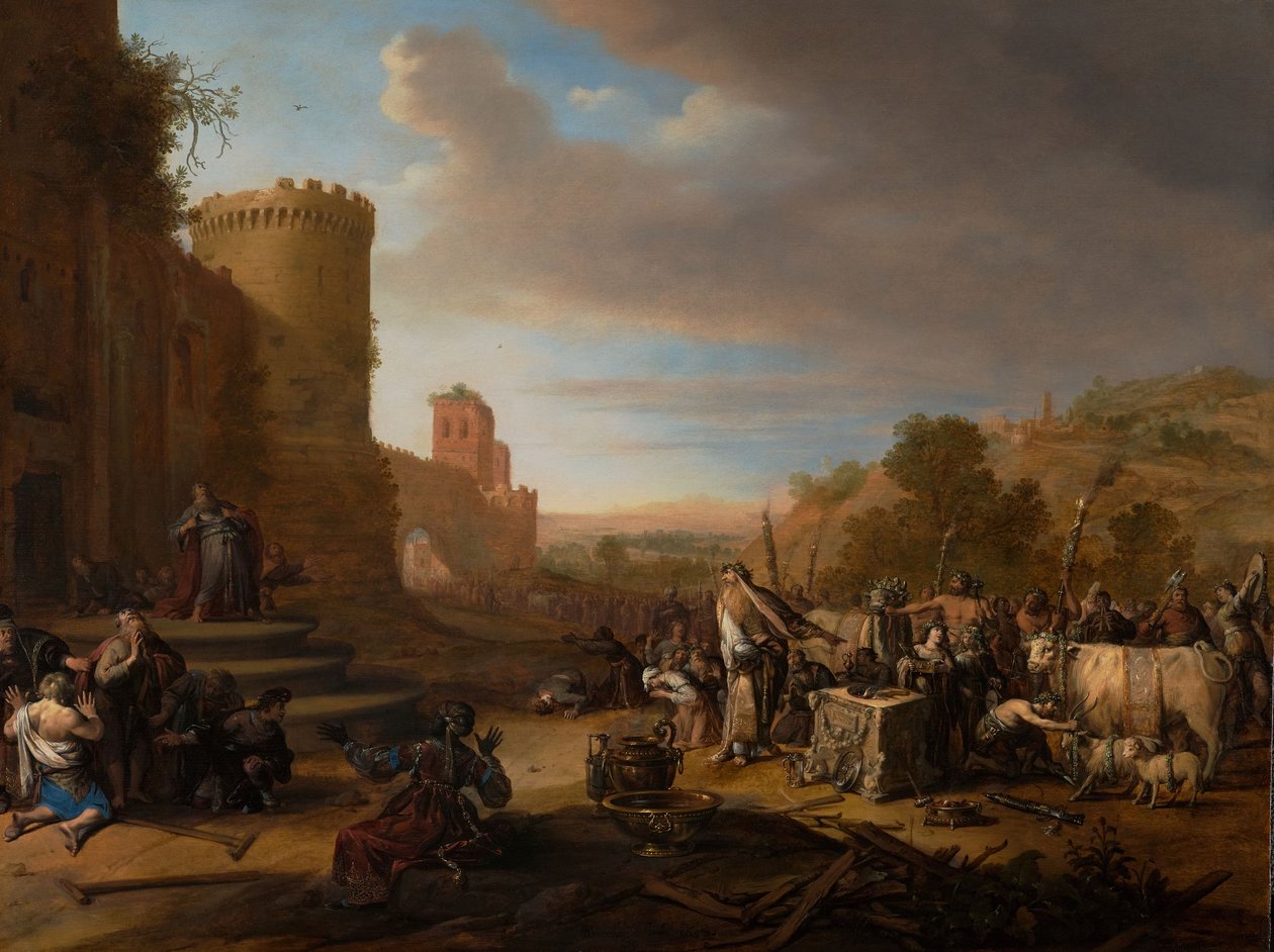 Saints Paul and Barnabas at Lystra (Sacrifice at Lystra) by Bartholomeus Breenbergh