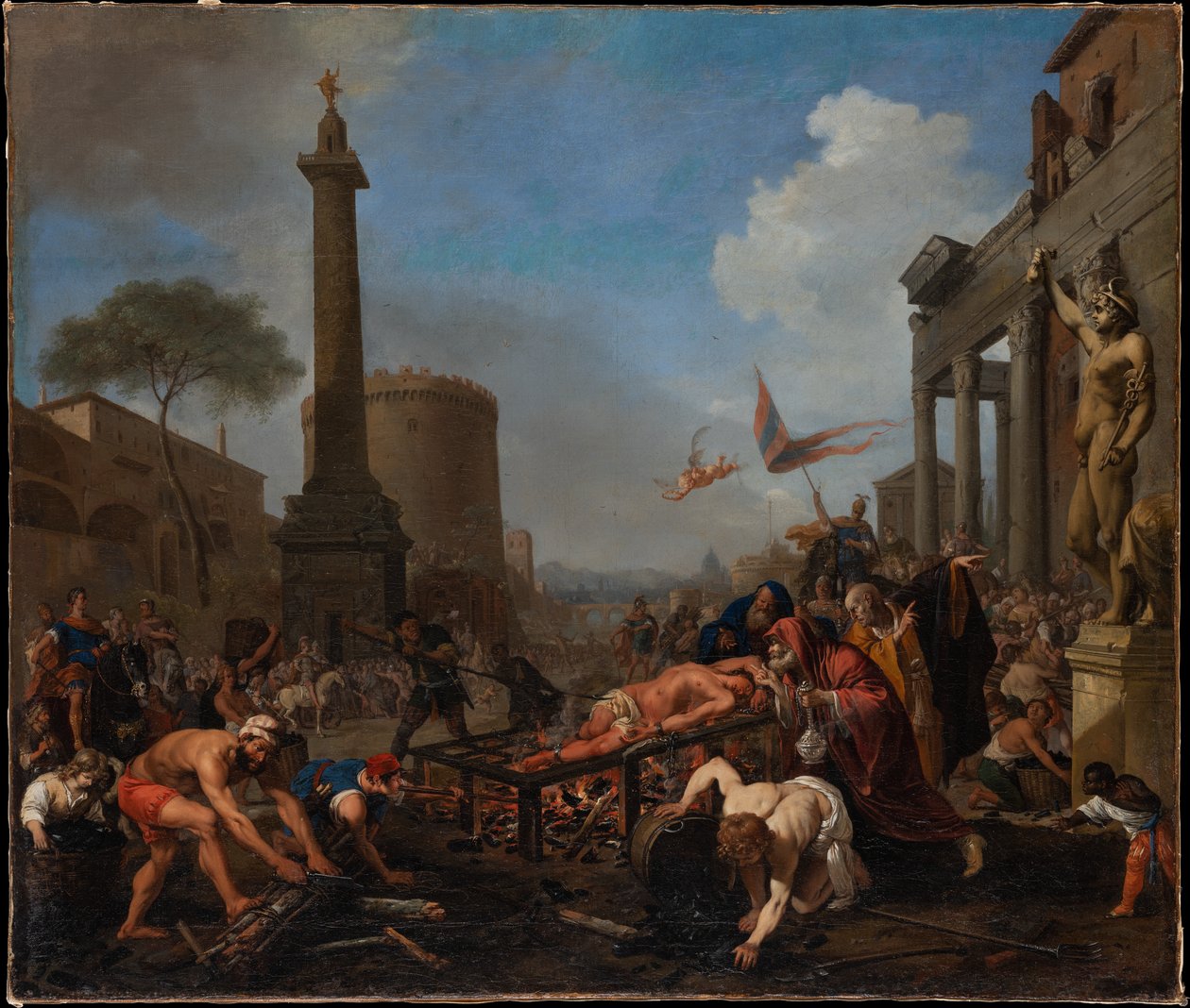 The Martyrdom of Saint Lawrence by Bartholomeus Breenbergh