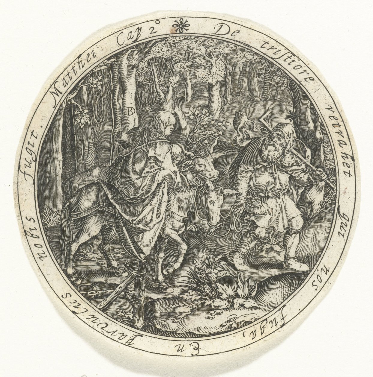 Flight into Egypt by Bartholomeus Willemsz. Dolendo