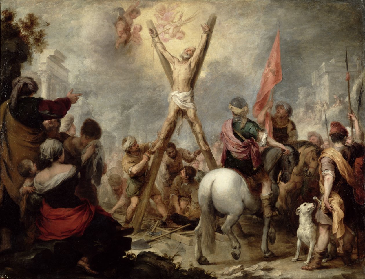 The Martyrdom of St. Andrew, 1675-82 by Bartolomé Esteban Murillo