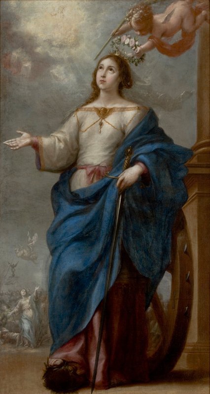 Saint Catherine of Alexandria by Bartolomé Esteban Murillo