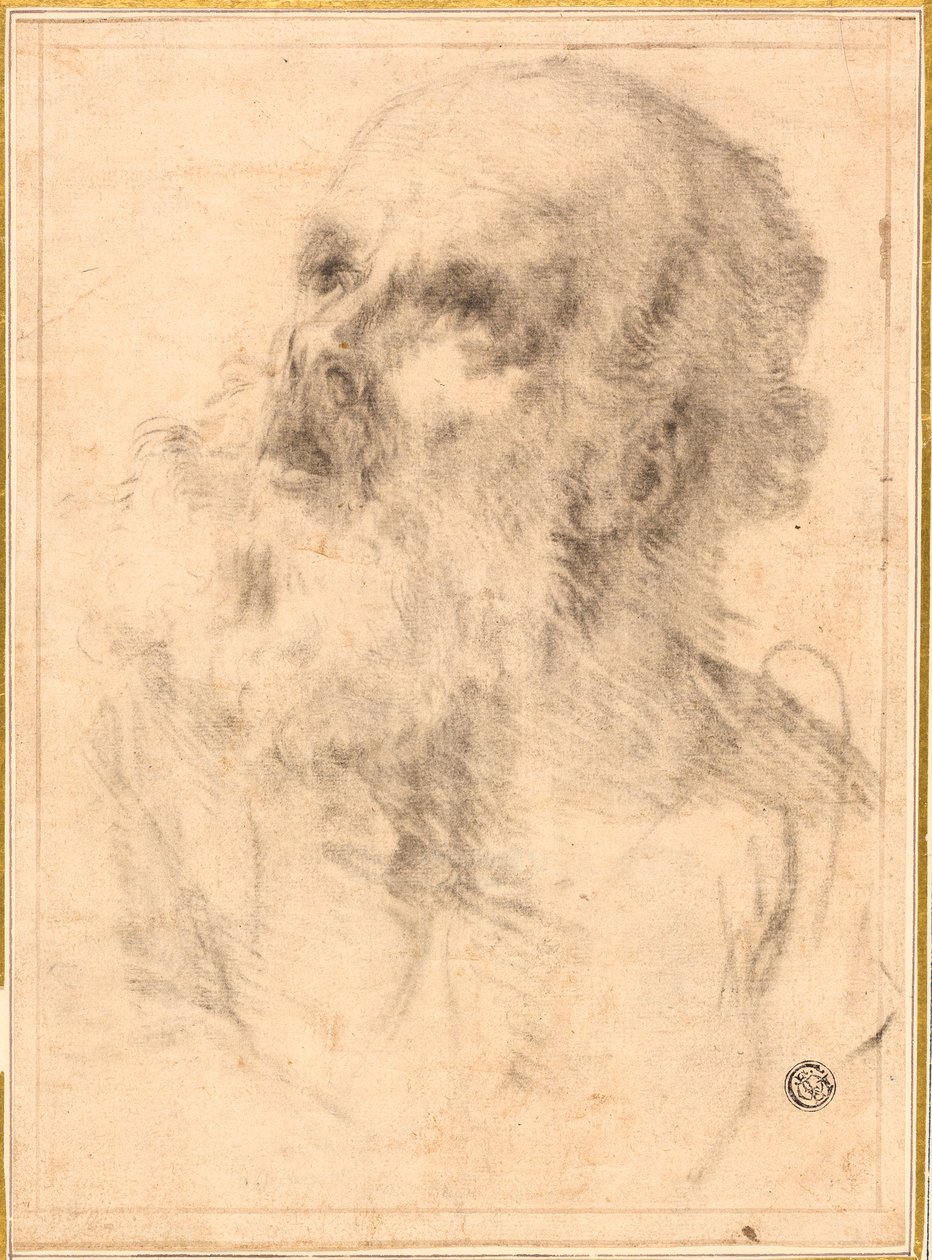 Head of an Old Man by Bartolomé Esteban Murillo