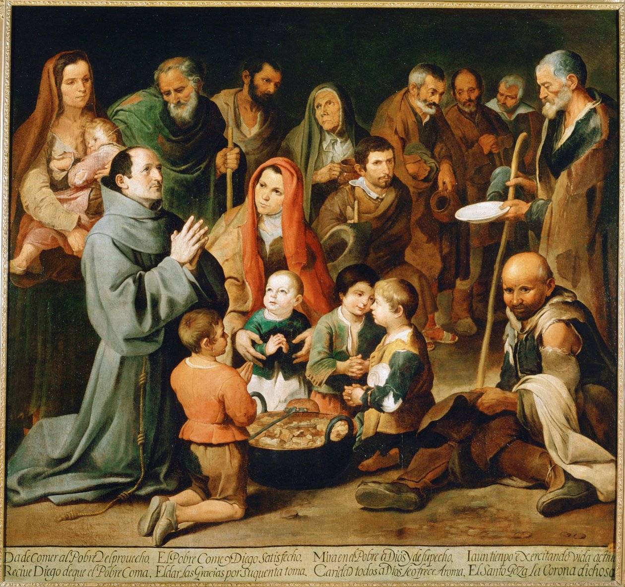Saint Diego of Alcala Feeds the Poor by Bartolome Esteban Murillo