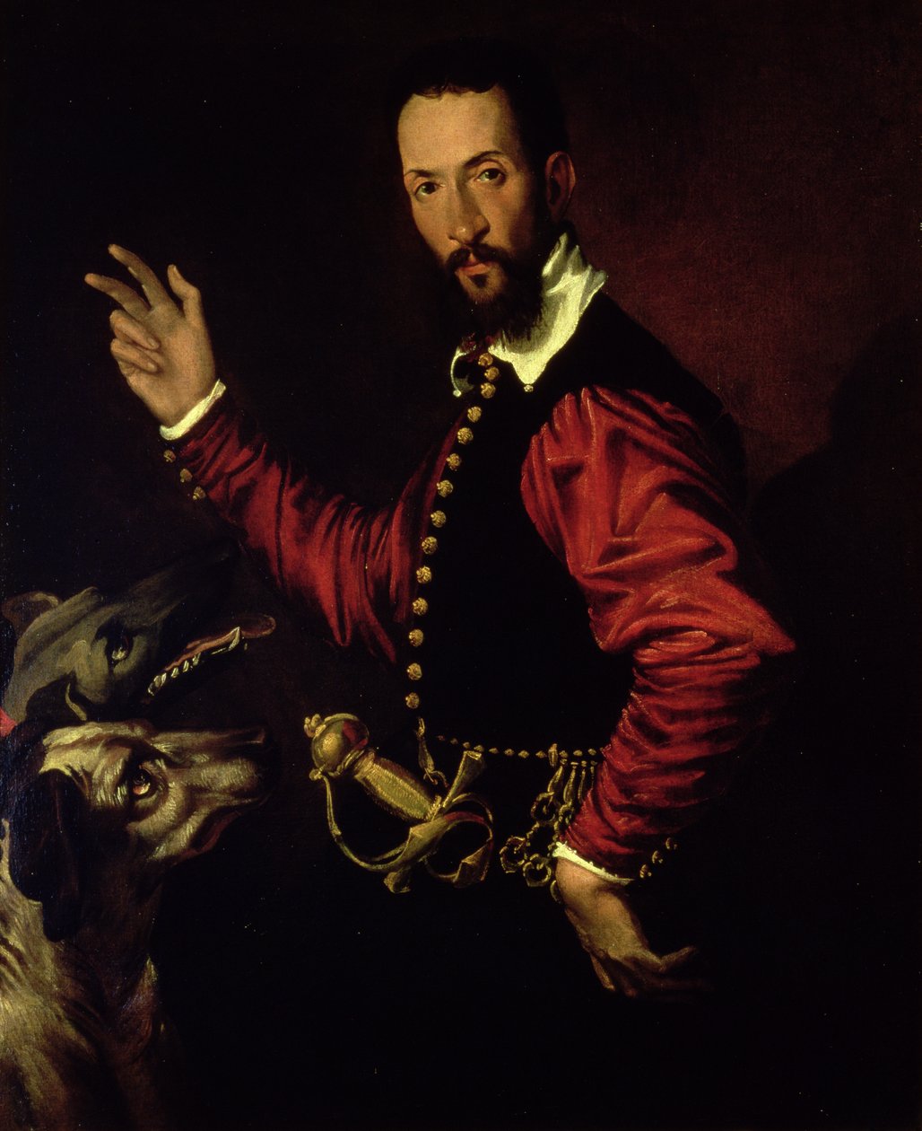 Portrait of Guidubaldo II della Rovere, Duke of Urbino by Bartolomeo Passarotti