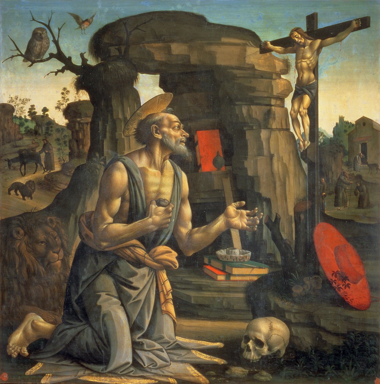 St. Jerome in Penitence by Bartolomeo di Giovanni