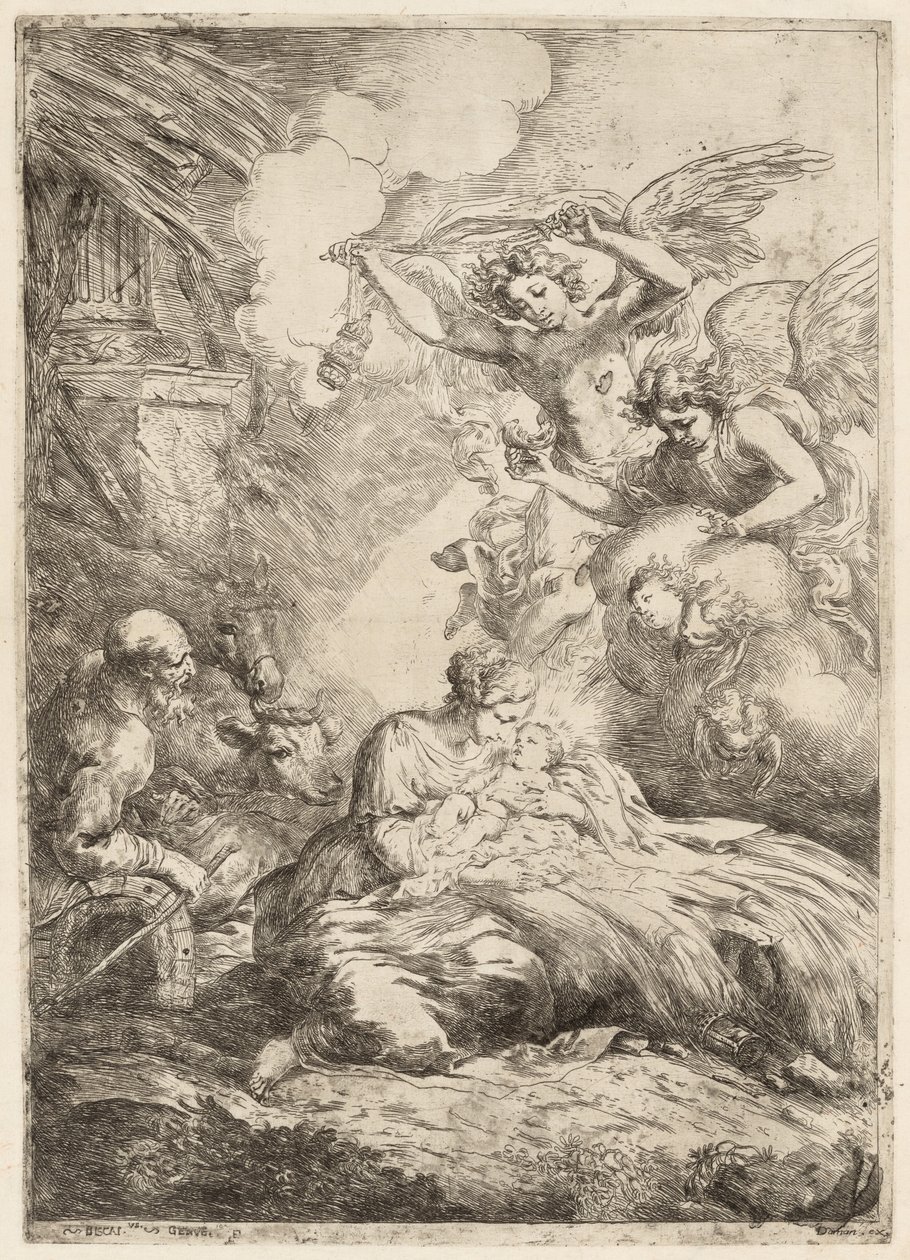 The Nativity by Bartolomeo Biscaino
