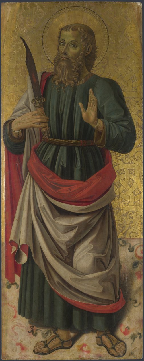 Saint Bartholomew from Altarpiece: The Virgin and Child with Saints, c1475 by Bartolomeo Caporali