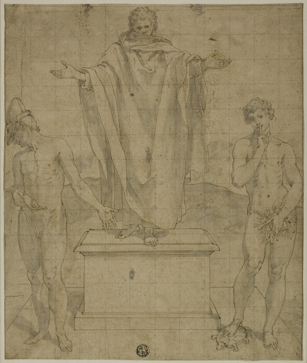 Study for Allegory of Faith and Silence by Bartolomeo Cesi