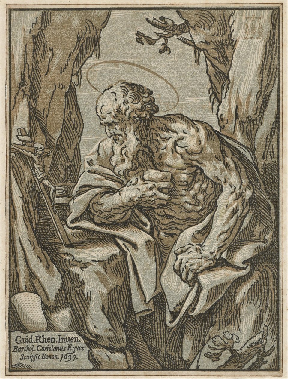 Saint Jerome by Bartolomeo Coriolano