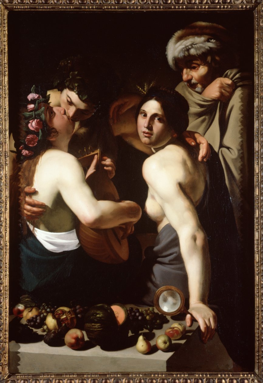 Allegory on the Four Seasons by Bartolomeo Manfredi