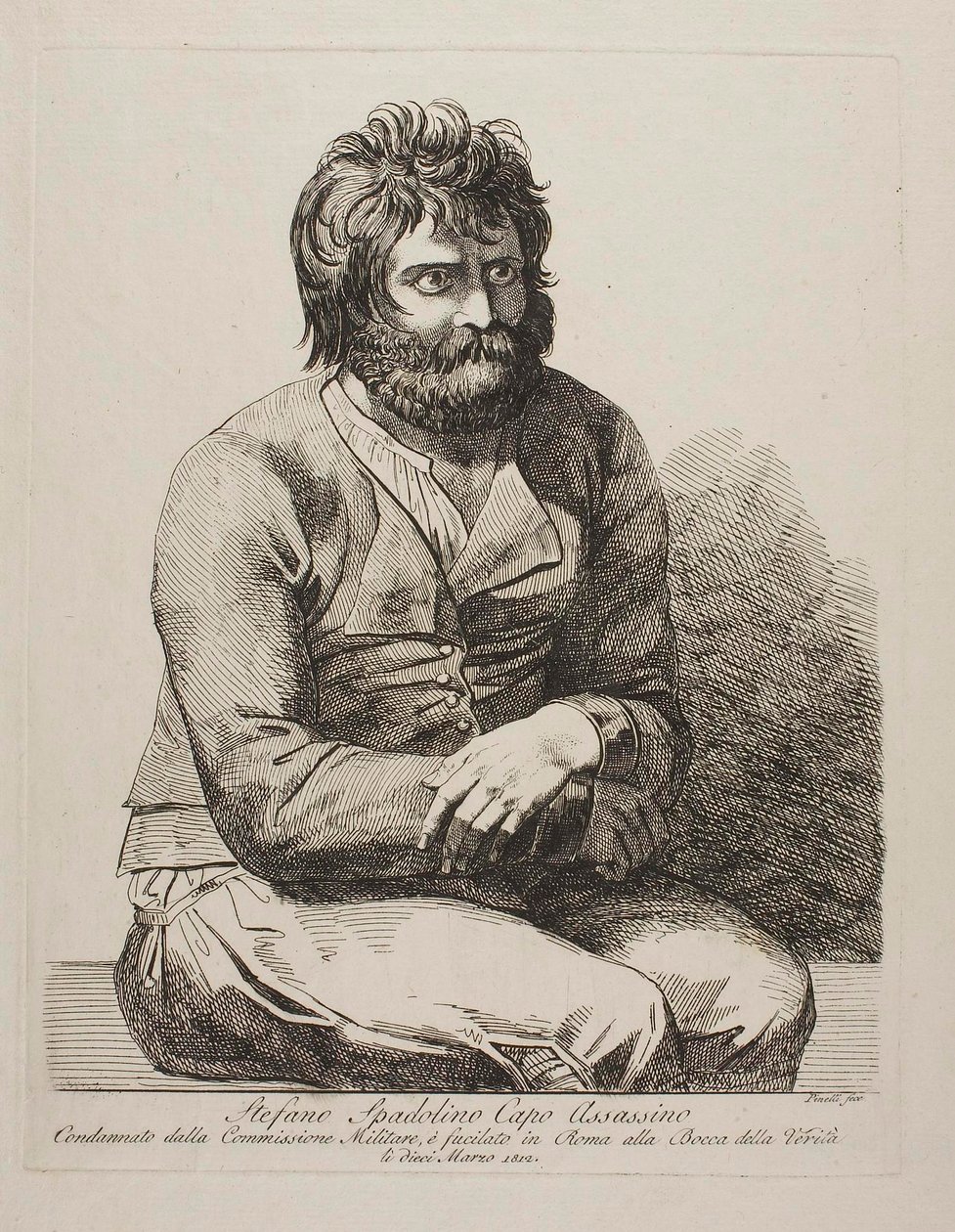 The Robber Chief Stefano Spadolino by Bartolomeo Pinelli