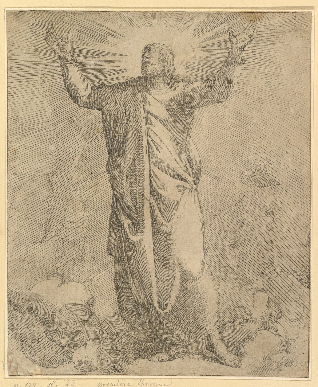 The Saviour Covered in a Large Cloak by Battista Franco Veneziano