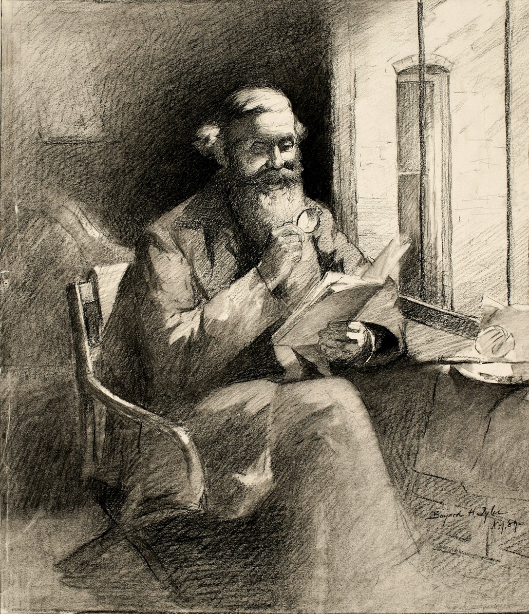 A Good Story, 1889 by Bayard Henry Tyler