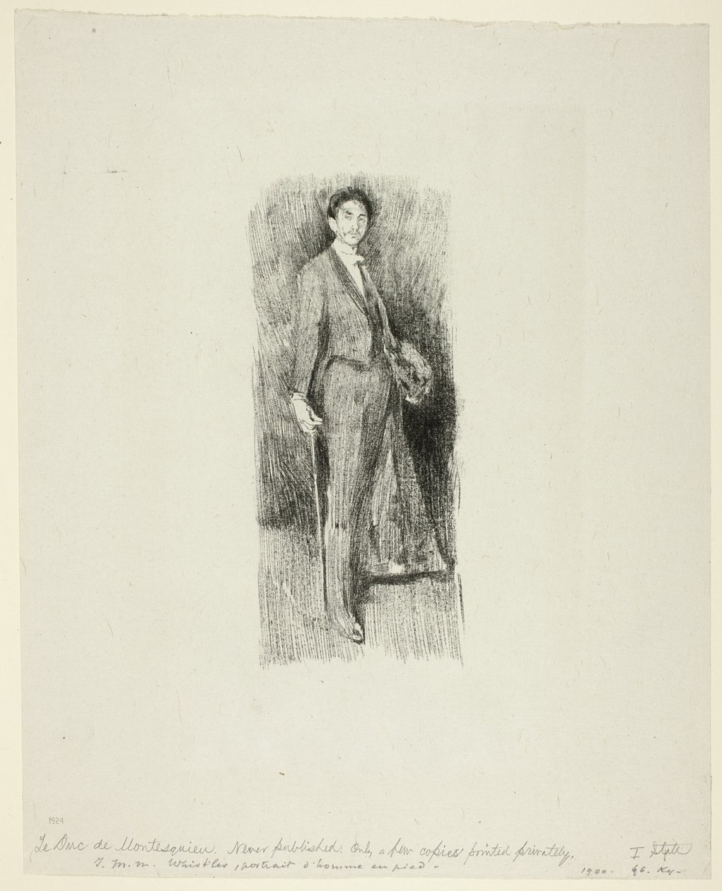 Count Robert de Montesquiou by Beatrix Godwin Whistler