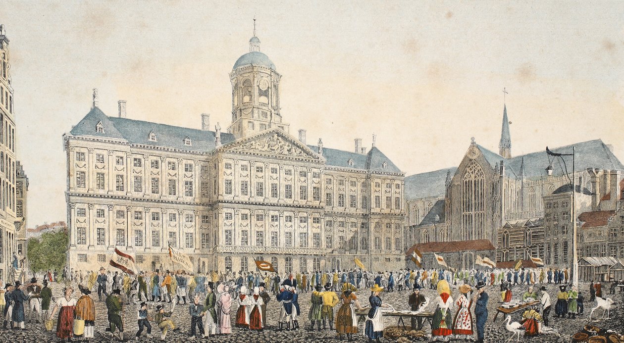 Street Scene by Belgian School