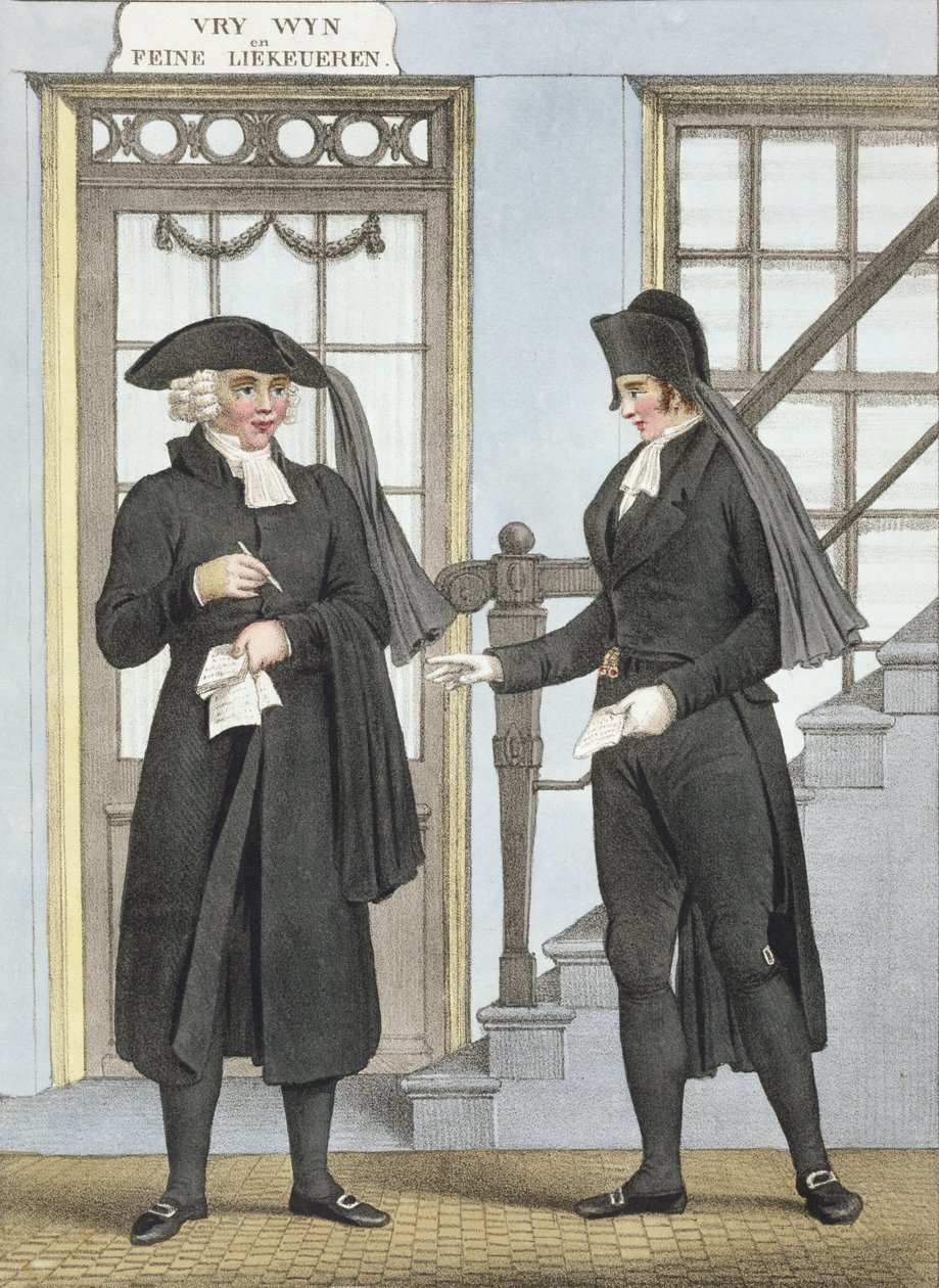Funeral Officials of Amsterdam, Illustration from 