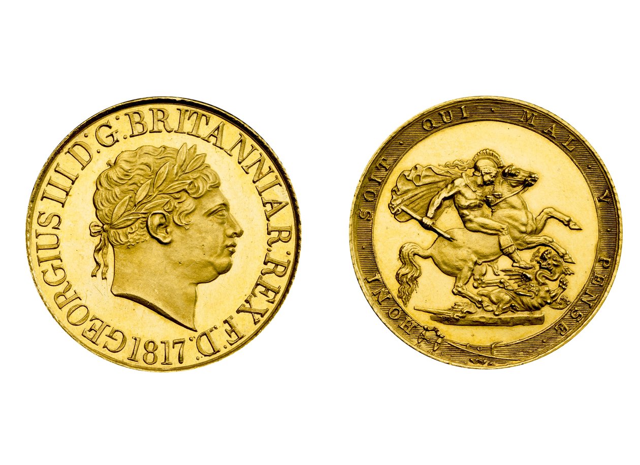 Sovereign, 1817 by Benedetto Pistrucci