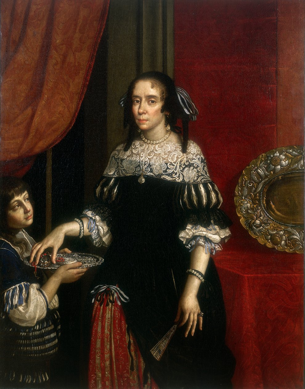 Portrait of Countess Gonzaga of Novellara by Benedetto and Cesare 1637 88 Gennari