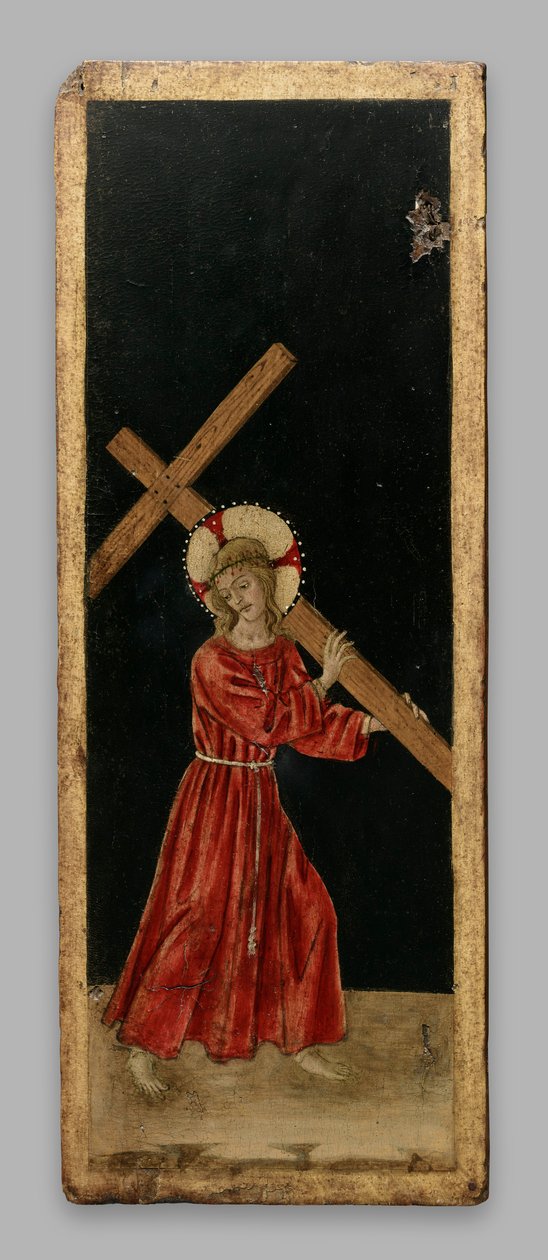Christ Carrying the Cross; Christ the Redeemer; The Crucifixion by Benedetto Bonfigli