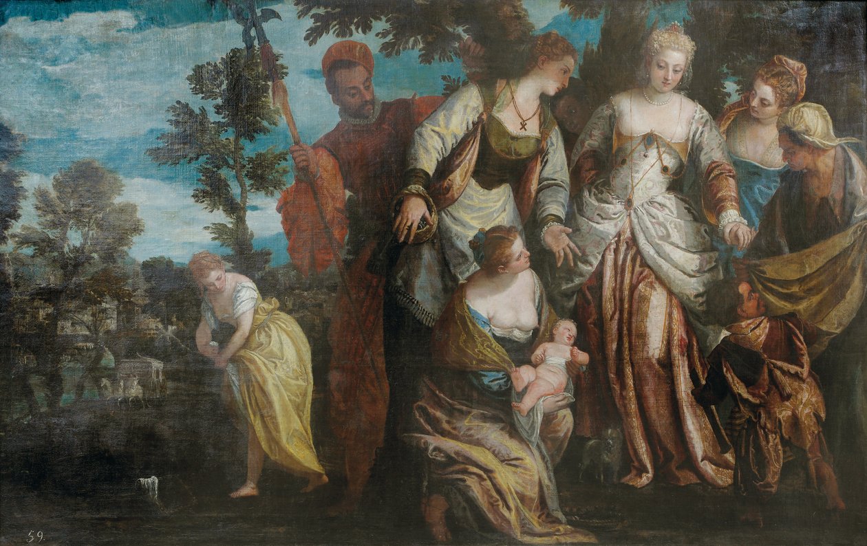 The Finding of Moses by Benedetto Caliari