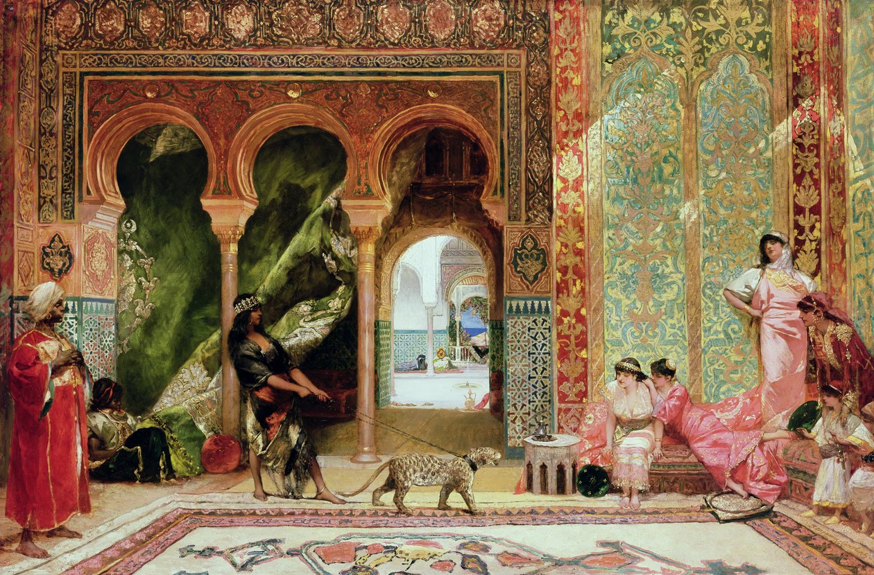 A Royal Palace in Morocco by Jean Joseph Benjamin Constant