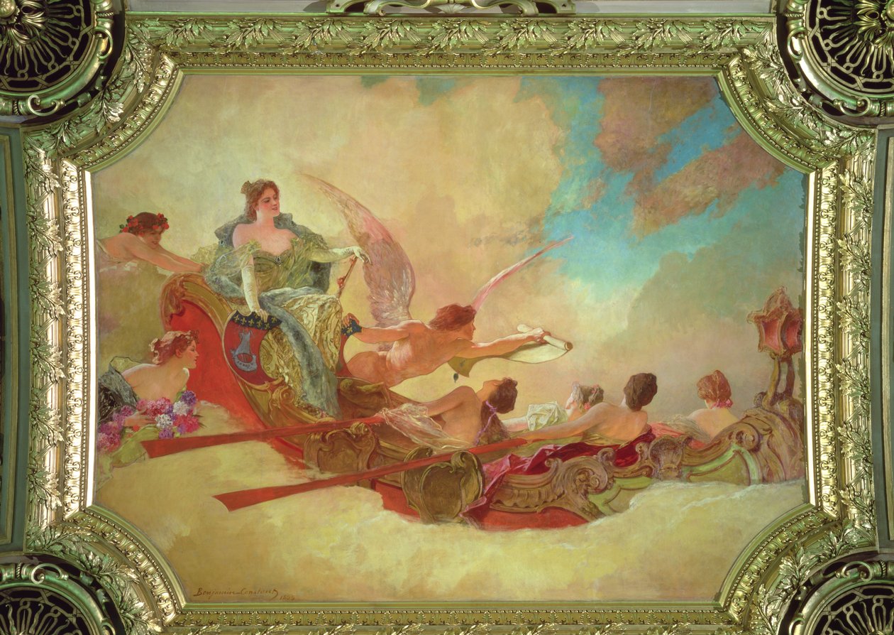 The Town of Paris Inviting the World to Join in Its Festivals, 1895 by Jean Joseph Benjamin Constant