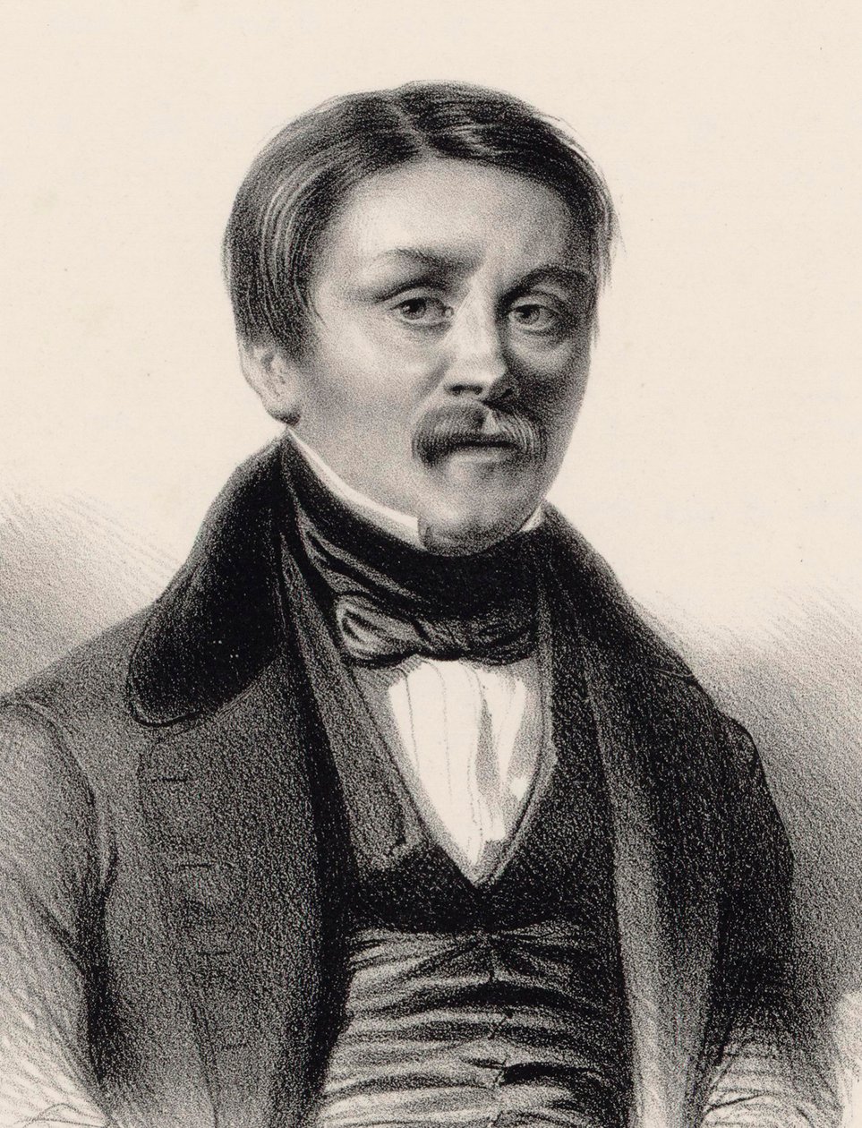 Portrait of the Organist and Composer Hippolyte Monpou by Benjamin