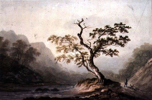 Landscape with River and Mountains by Benjamin Barker