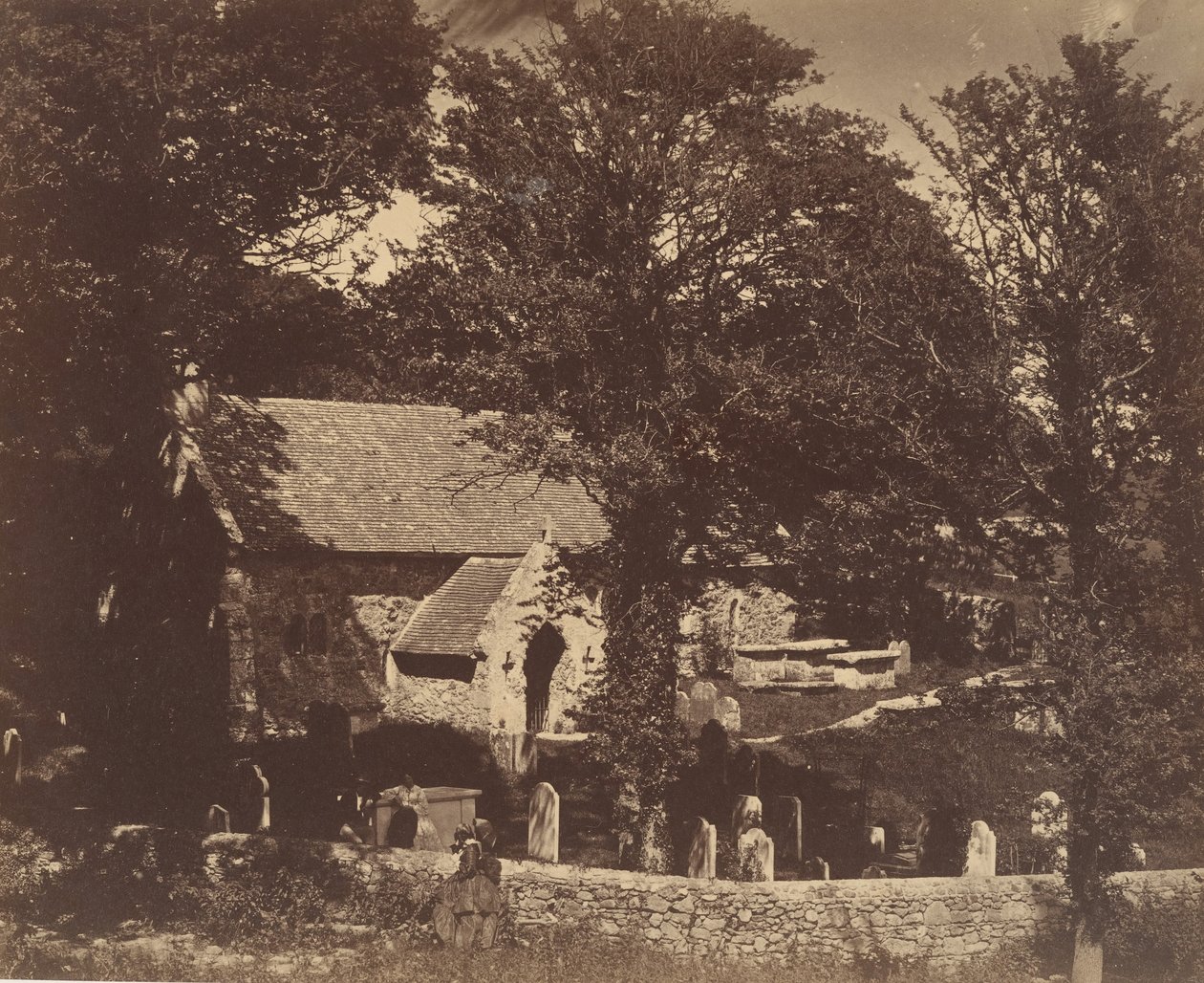 Bonchurch by Benjamin Brecknell Turner