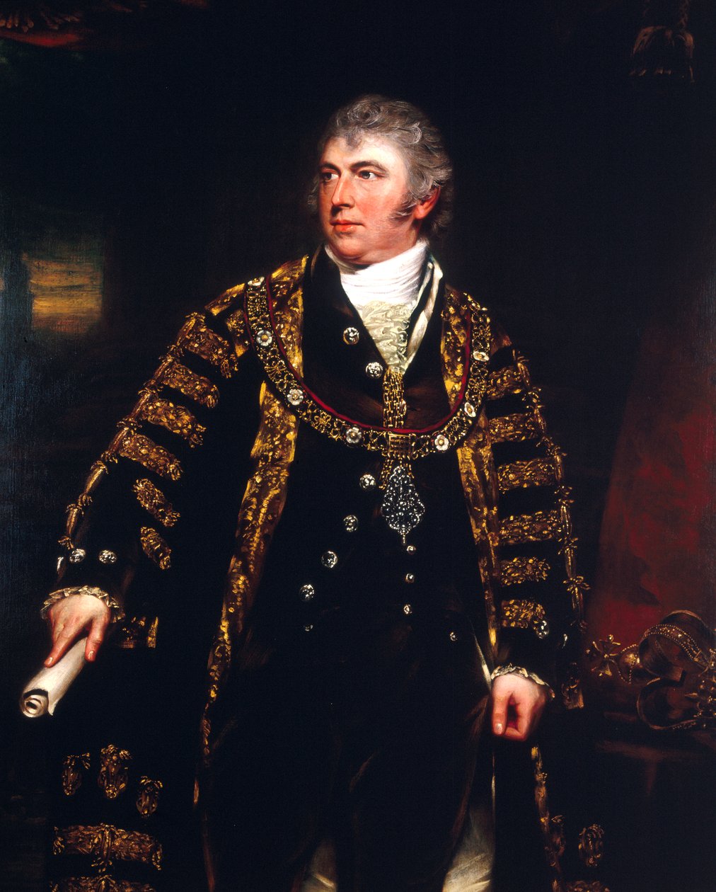 Harvey Christian Combe, Lord Mayor by Benjamin Burnell