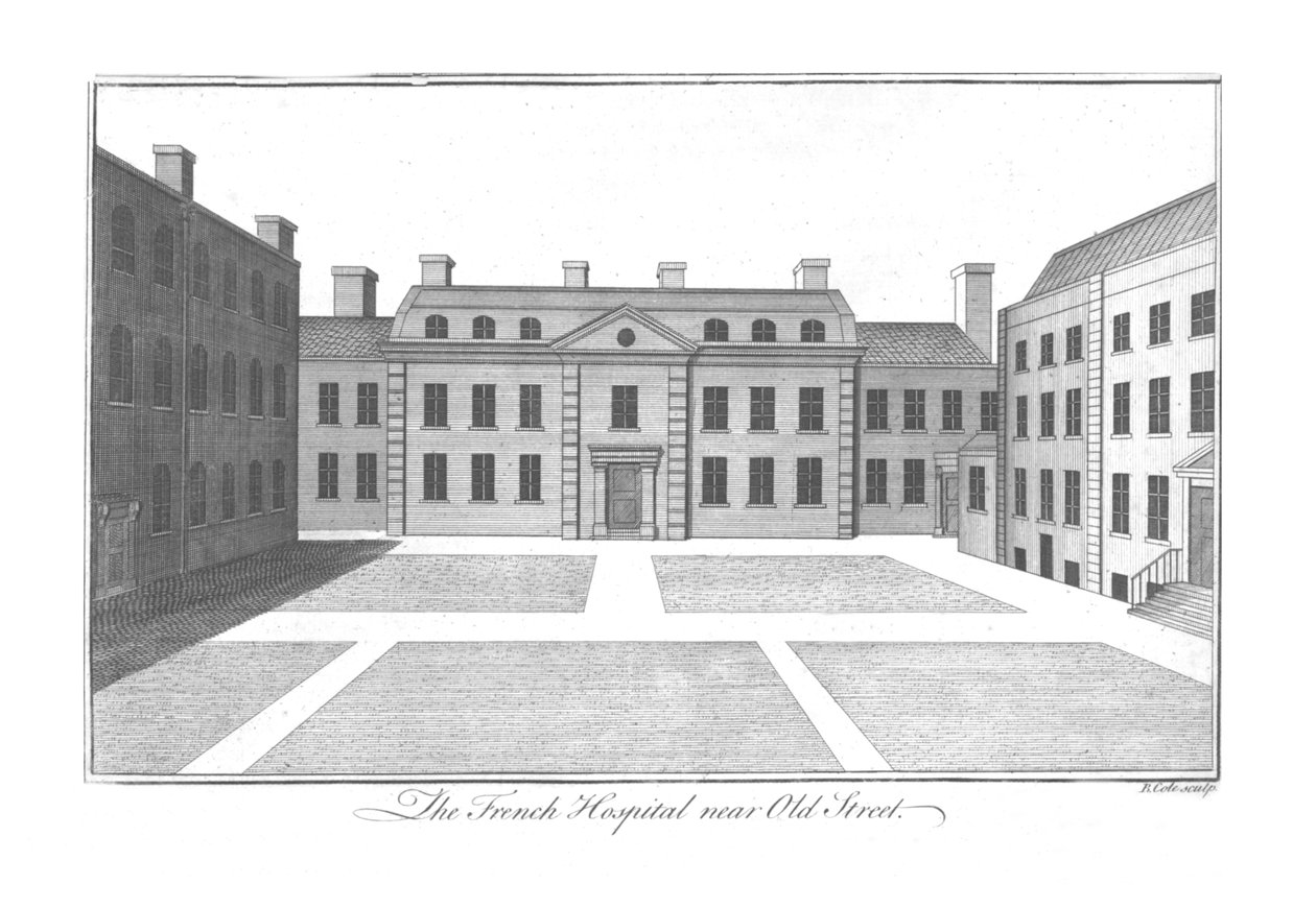 The French Hospital near Old Street by Benjamin Cole