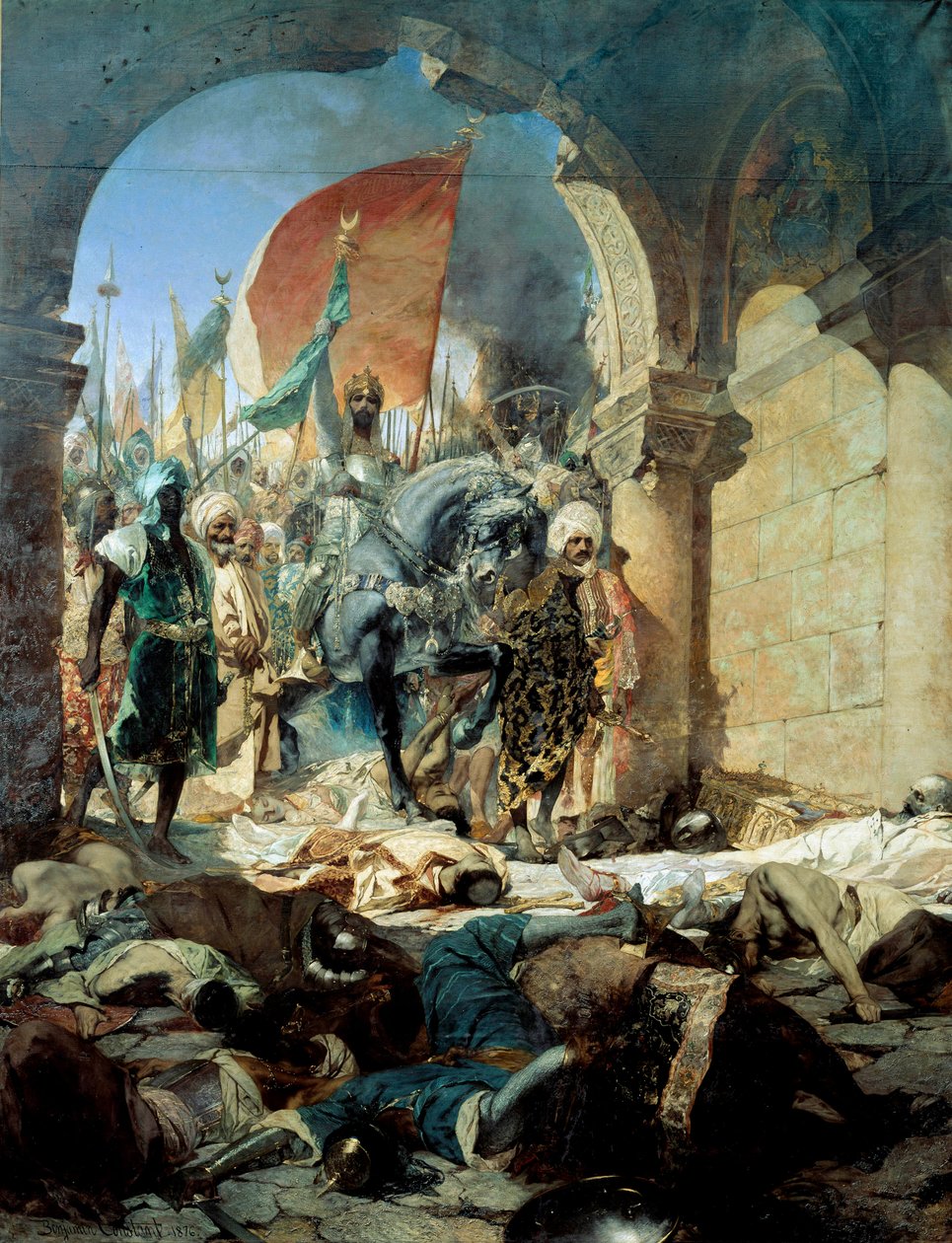 Entry of Mahomet II into Constantinople on May 29 by Benjamin Constant