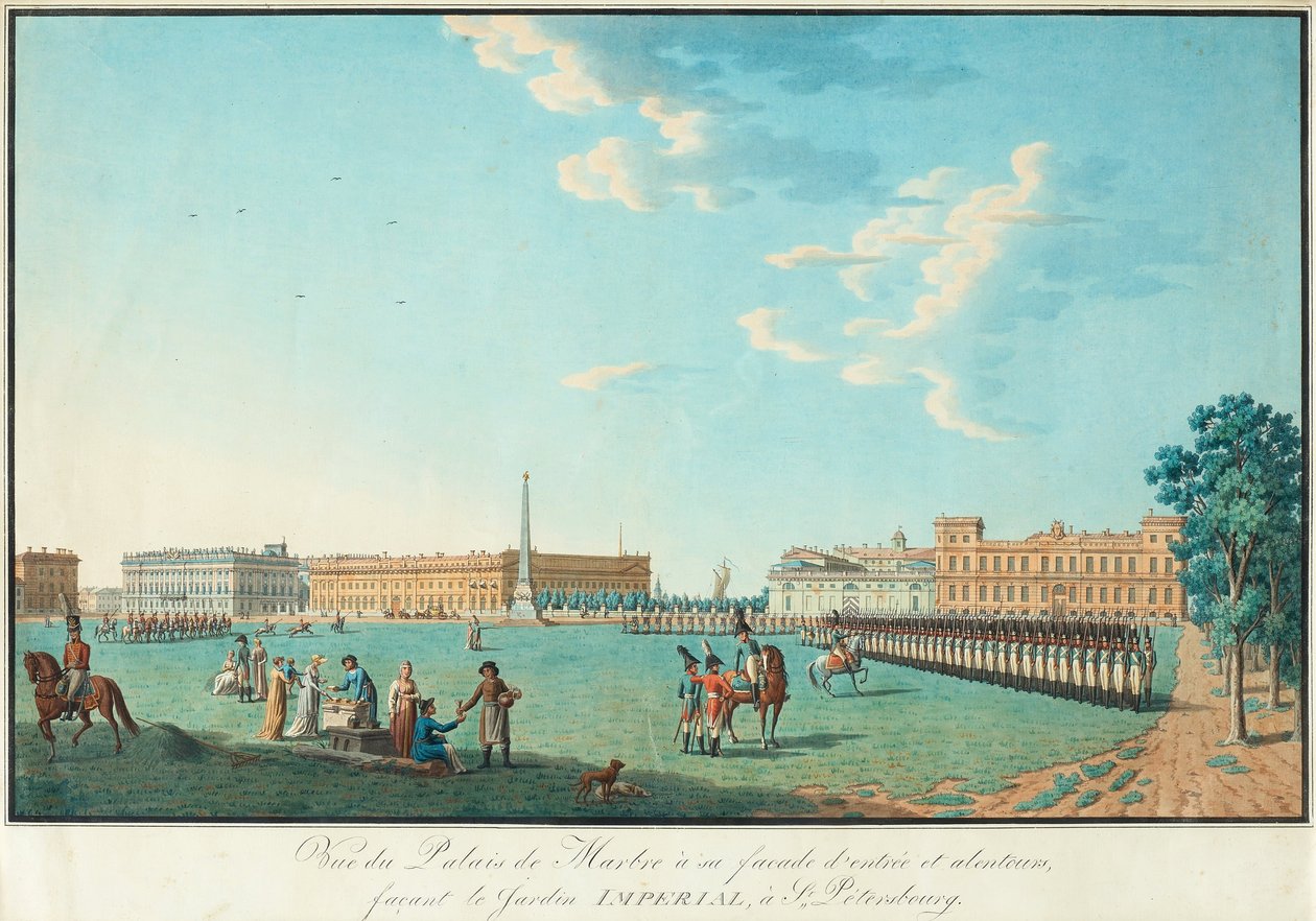 The Marble Palace in Saint Petersburg by Benjamin Paterssen