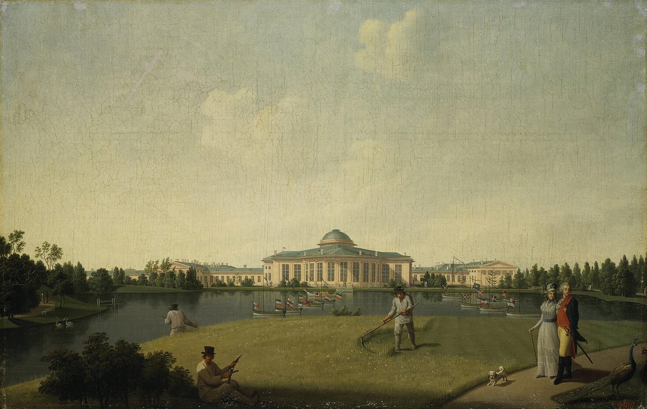 View of the Tauride Palace from the Garden by Benjamin Paterssen
