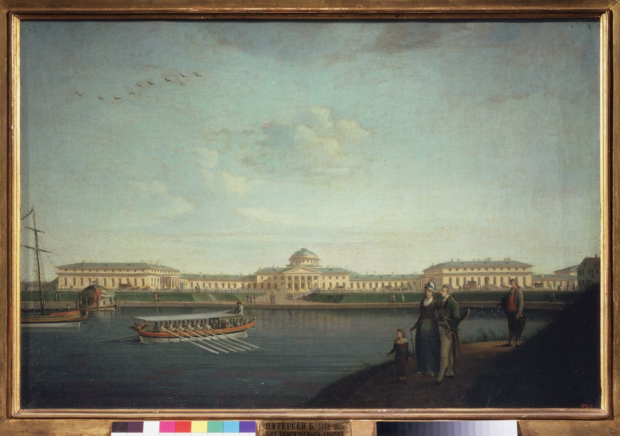 The Tauride Palace Seen from the Neva by Benjamin Patersson
