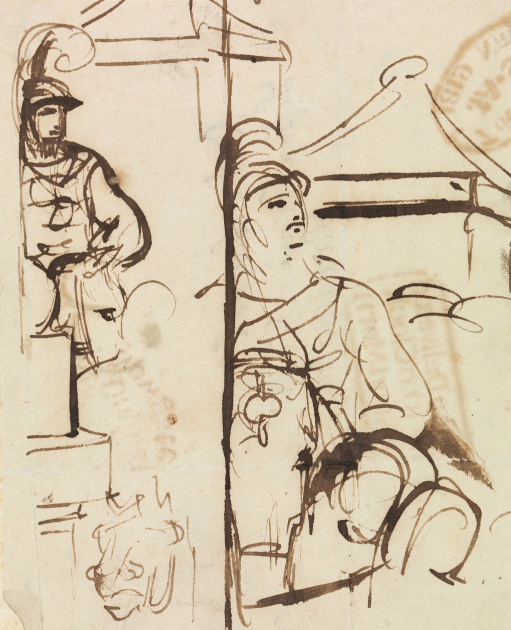 Compositional Study of Soldiers by Benjamin Robert Haydon
