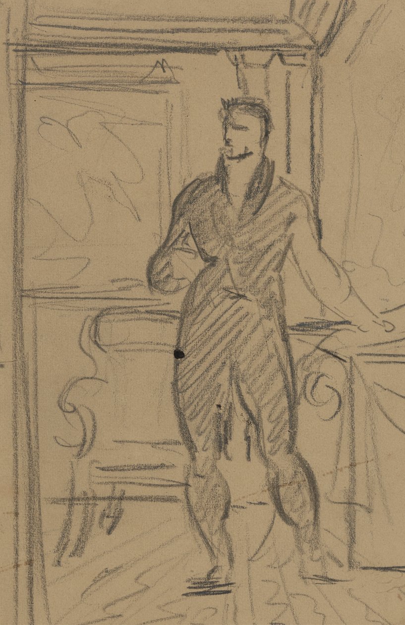 Figure Study of a Man in a Formal Suit by Benjamin Robert Haydon