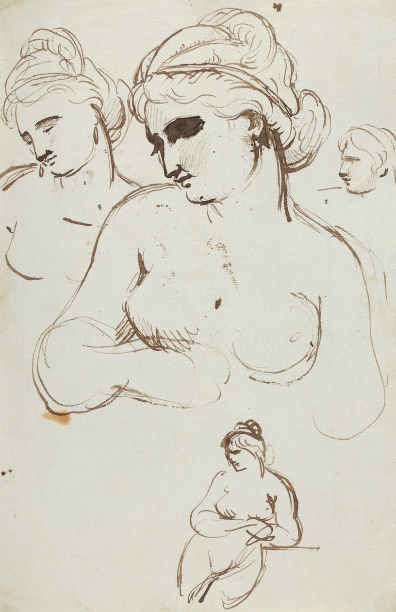 Study of Nude Female by Benjamin Robert Haydon
