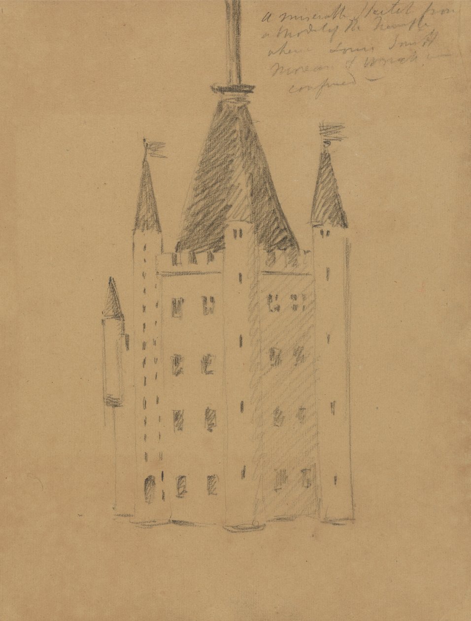 Study of a Castle by Benjamin Robert Haydon