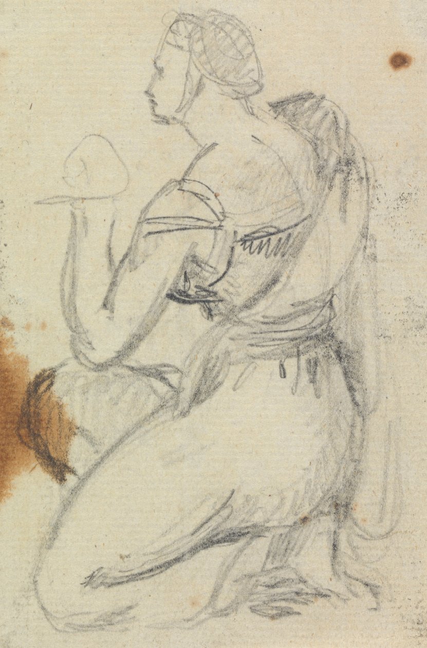 Study of a Kneeling Woman by Benjamin Robert Haydon
