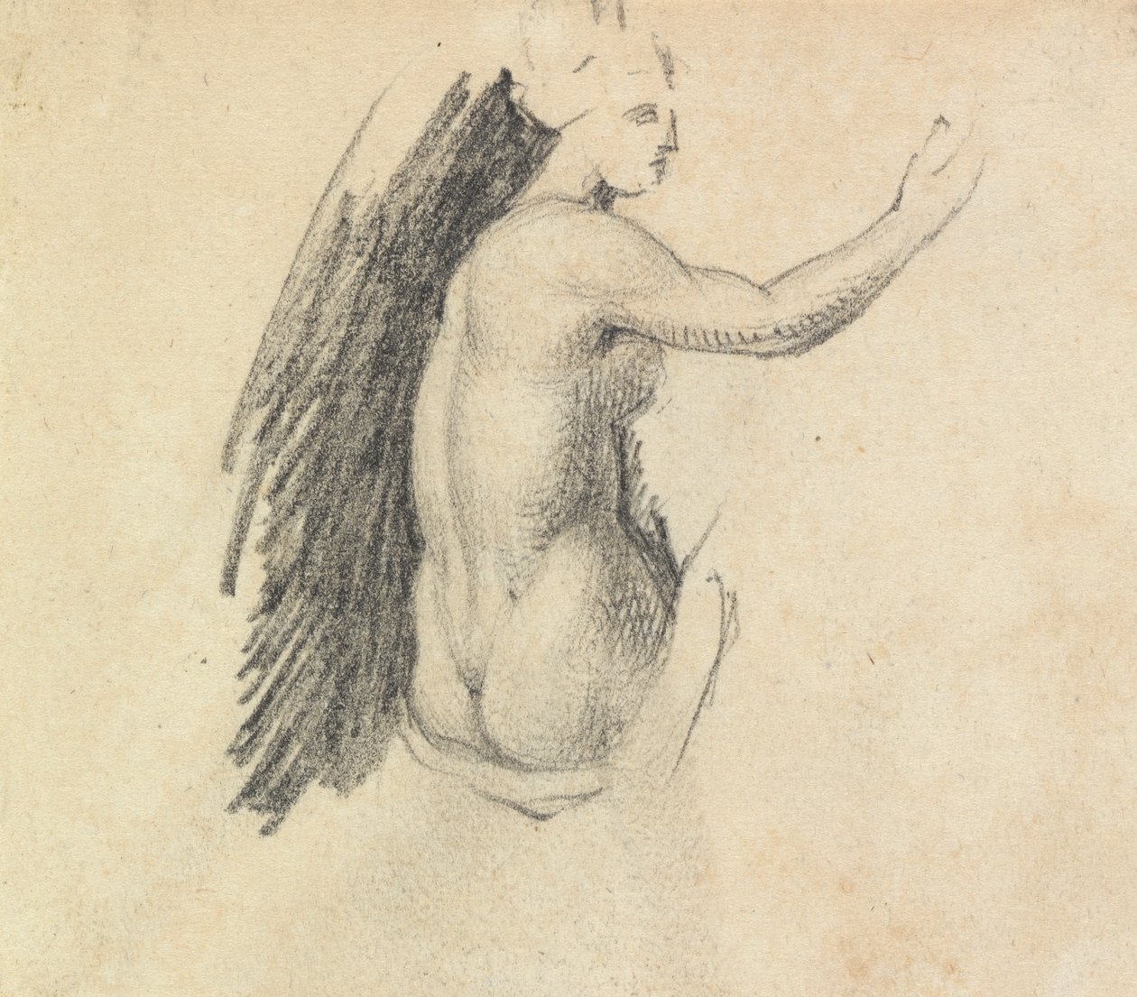 Study of the Backside of a Nude Figure by Benjamin Robert Haydon