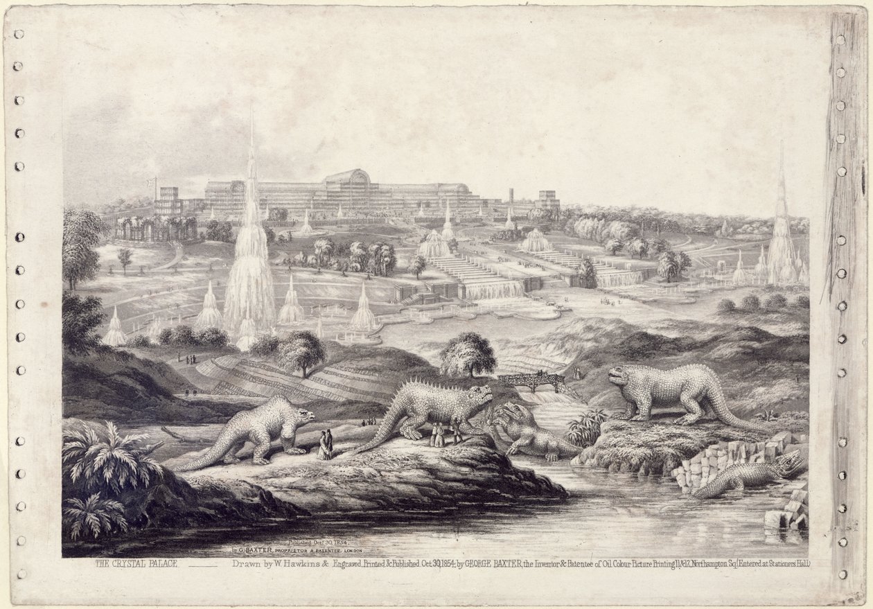 The Crystal Palace by Benjamin Waterhouse Hawkins