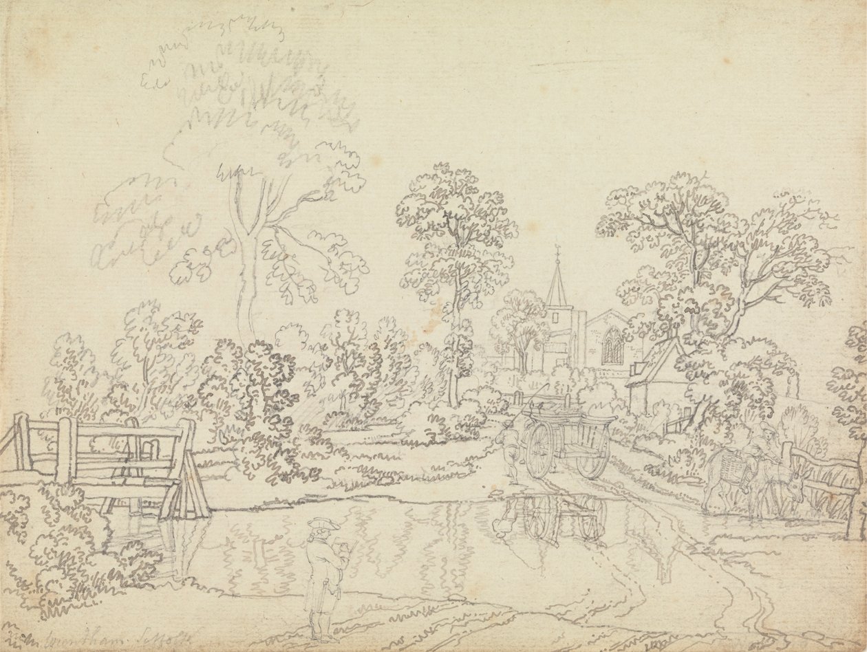 A Ford at Wrentham, Suffolk by Benjamin West