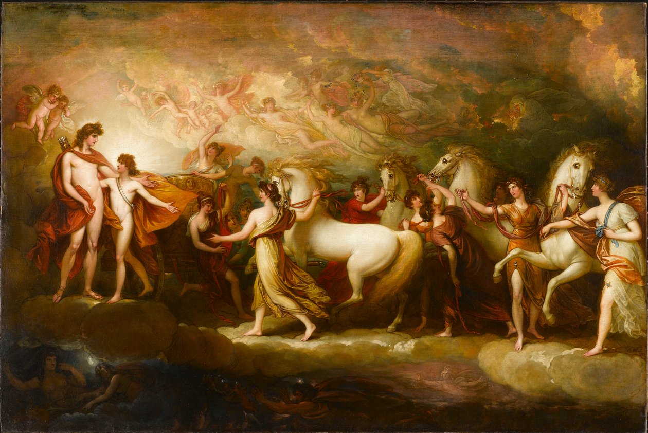 Phaeton Asking Apollo to Drive the Sun Chariot by Benjamin West