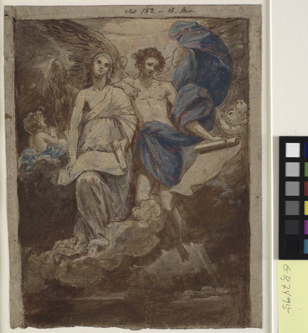 Study for a Painting of The Angels Appearing to the Shepherds, 1774 by Benjamin West